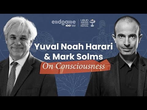 Yuval Noah Harari & Mark Solms: Dawn of Future Consciousness | Endgame #100 | UWRF2022 thumbnail