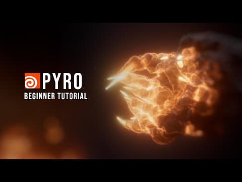 Intro To Houdini Pyro - Full Beginner Course thumbnail
