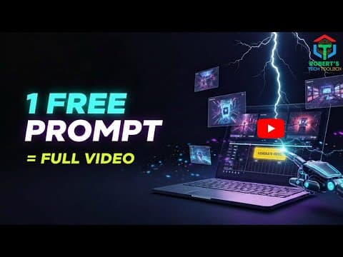 Build a Faceless YouTube Channel with ONE AI Tool (No Editing Needed) thumbnail