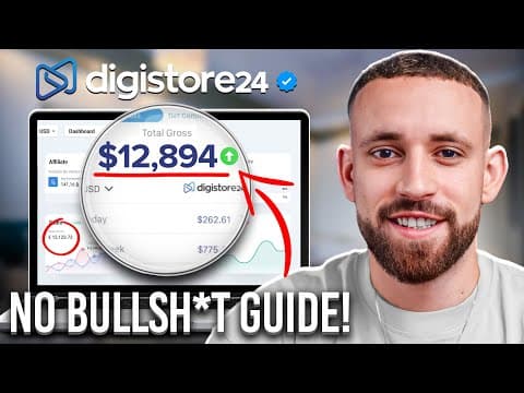 No BS Guide To FIRST COMMISSION With Digistore24 Affiliate Marketing in 2025 (For Beginners) thumbnail