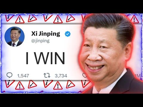 CHINA'S ENDGAME EXPOSED! (BULLISH FOR BITCOIN) thumbnail