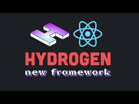 Shopify built a JS Framework // Hydrogen First Look thumbnail