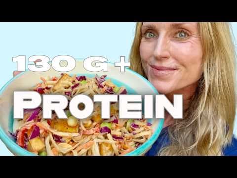 How I EASILY get over 130g of PROTEIN/day (on a Plant-based diet) thumbnail