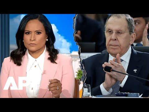 Sergey Lavrov: Putin Won’t Sit With Zelensky for ‘Selfies’ - NATO, Borders, Rights First | APT thumbnail