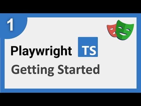 Playwright TypeScript | Getting Started thumbnail