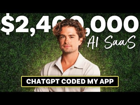 How Did 23-Year-Old Blake Anderson Make $2.4M With His First App, Riz GPT? thumbnail