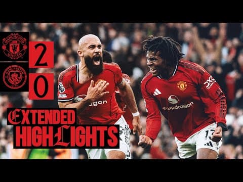 Derby Day VICTORY! 🔴 | Man Utd 2-0 Man City | EXTENDED Highlights thumbnail