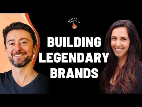 The art of building legendary brands | Arielle Jackson (Google, Square, First Round Capital) thumbnail