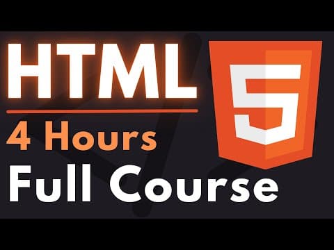 HTML Full Course for Beginners | Complete All-in-One Tutorial | 4 Hours thumbnail