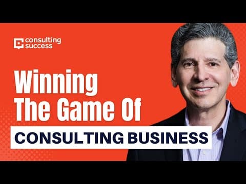 Winning The Game Of Consulting Business Development with Bob Wiesner thumbnail