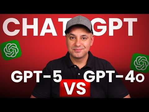 I Compared GPT-5 to GPT-4o - The Results Will Surprise You thumbnail