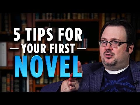Five Tips for Writing Your First Novel—Brandon Sanderson thumbnail