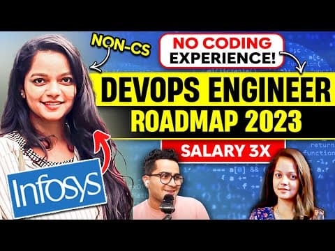 How She Became a DevOps Engineer After 3 Year 😳 Zero Coding ! Learn DevOps Skills in 180 Days 🚀 thumbnail