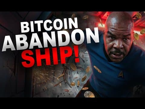 BTC ETF: "All Hands abandon ship!" - Find out what I am doing! thumbnail