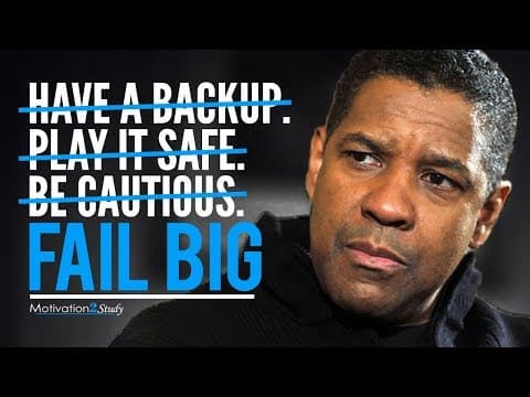 Denzel Washington's Advice: How to Embrace Failure and Succeed thumbnail