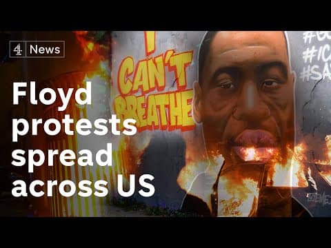 America in flames as George Floyd protests spread across the country thumbnail