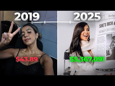 How I Went From a Broke Waitress to Millionaire at 26 (My Real Story) thumbnail