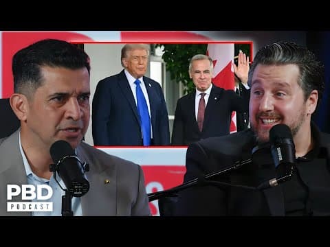 "Canada DEPENDS On The U.S." - Trump’s 100% Tariff THREAT Forces Carney To FOLD thumbnail
