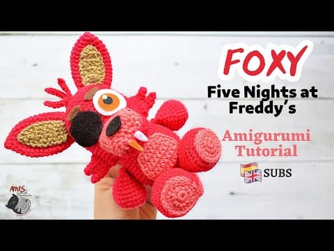 Foxy Amigurumi Tutorial | Five Nights At Freddy's | Amis Tejiendo Momentos ENG/SPA Subs thumbnail