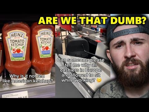 10 Minutes of Confused Americans in Europe.. *I'm Ashamed* thumbnail