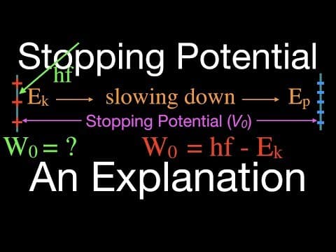 Photoelectric Effect (6 of 8) Stopping Potential, An Explanation thumbnail