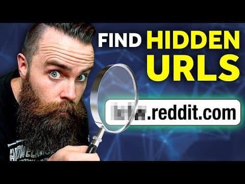 find HIDDEN urls!! (subdomain enumeration hacking) // ft. HakLuke thumbnail