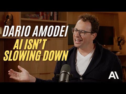 Anthropic CEO Dario Amodei: AI's Potential, OpenAI Rivalry, GenAI Business, Doomerism thumbnail