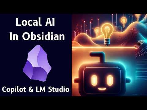 How To Run Local AI With Obsidian 🤖 Copilot Plugin + LM Studio 📝 thumbnail