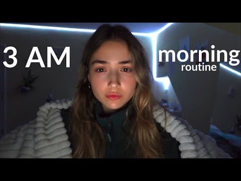 3am Medical School Morning Routine | student house edition thumbnail
