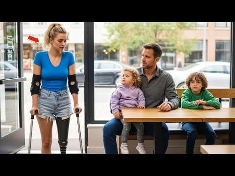 Can I Sit Here?” The One-Legged Girl Asked the Single Dad… His Answer Left Her in Tears thumbnail