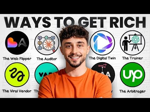 Every Way To Get Rich With AI in 2026 (Explained in 10mins) thumbnail