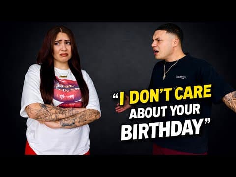 Telling My Wife I Don't Care About Her Birthday!! thumbnail