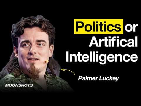 The Politics of Winning the A.I. Race | EP #38 Moonshots and Mindsets - Palmer Luckey's AMA thumbnail