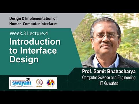 Lec 12: Introduction to Interface Design thumbnail