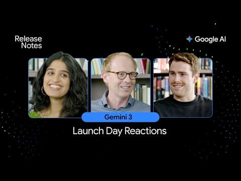 Gemini 3: Launch day reactions thumbnail