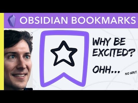 How Do Obsidian Bookmarks Improve Note Organization? thumbnail