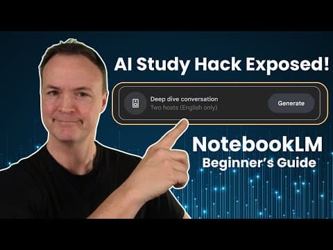 NotebookLM Guide: Google's AI Study Hack You Need for Faster Research thumbnail
