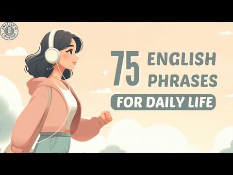 75 English Phrases for Daily Conversation | Everyday English Listening & Speaking Practice | Podcast thumbnail