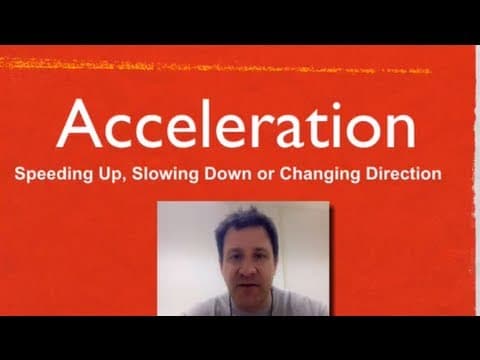 Acceleration, An Explanation thumbnail