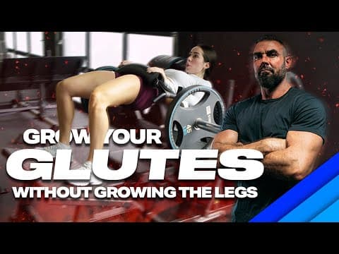 How To Grow Your Glutes Without Growing Your Legs thumbnail