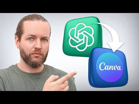 ChatGPT + CANVA AI Plugin Can Now Design Anything! thumbnail