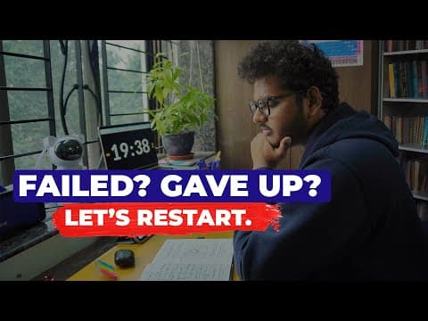 How to Restart After Failing an Exam | The Ultimate Comeback Guide | Dr Anuj Pachhel thumbnail