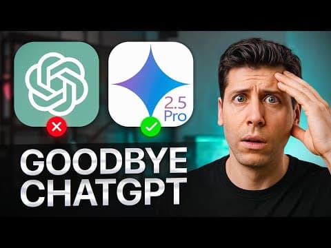 Ultimate ChatGPT Killer is Here! Gemini 2.5 Pro Explained thumbnail