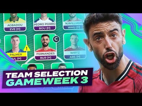 PALMER OUT ⁉️ FPL TEAM SELECTION GAMEWEEK 3 🔥| Fantasy Premier League Tips 2025/26 thumbnail