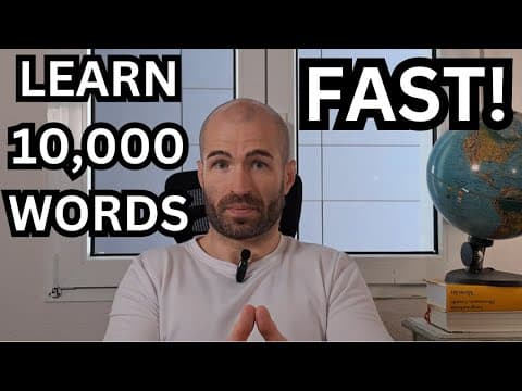 How to Memorize 10,000 Words Fast and Speak Any Language Fluently | No More Wasted Time thumbnail