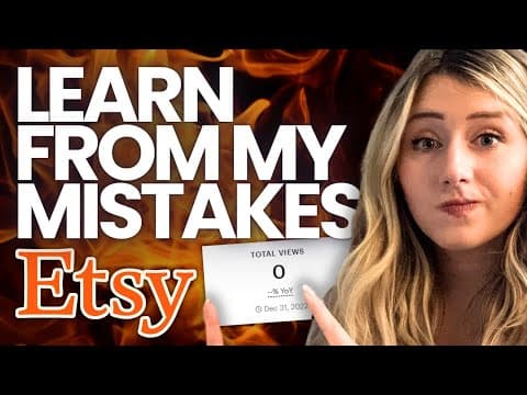 8 Etsy Business Lessons I Wish I Knew Sooner thumbnail