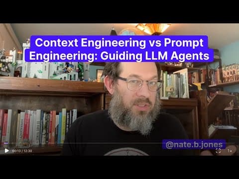 What Is Context Engineering for LLM Agents and Prompts? thumbnail