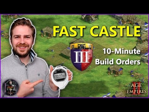 Learn Fast Castle | 10 Minute AoE2 Build Orders thumbnail