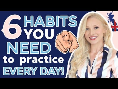 6 everyday habits to improve your English - do THIS daily! thumbnail
