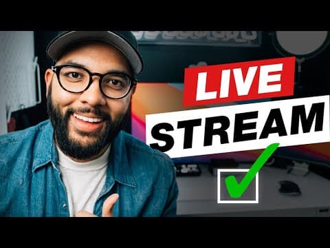 Live Streaming Made EASY For Anyone! (10 Tips For Beginners) thumbnail